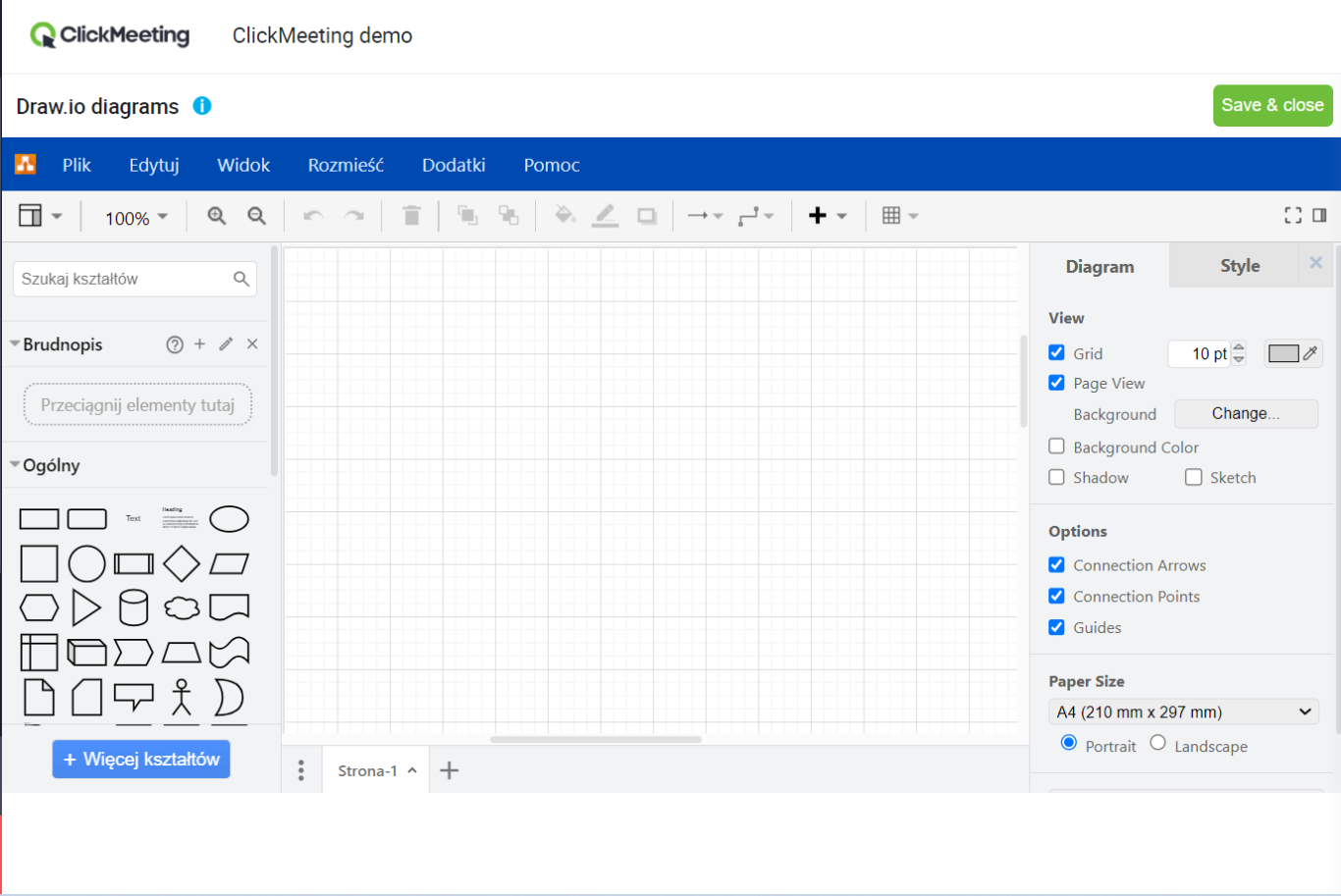 Left side menu - Help Center Clickmeeting